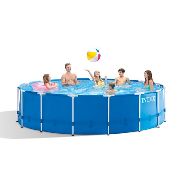 Alberca Tubular y Bomba Filtrante 4.57m x 1.22m - Intex
