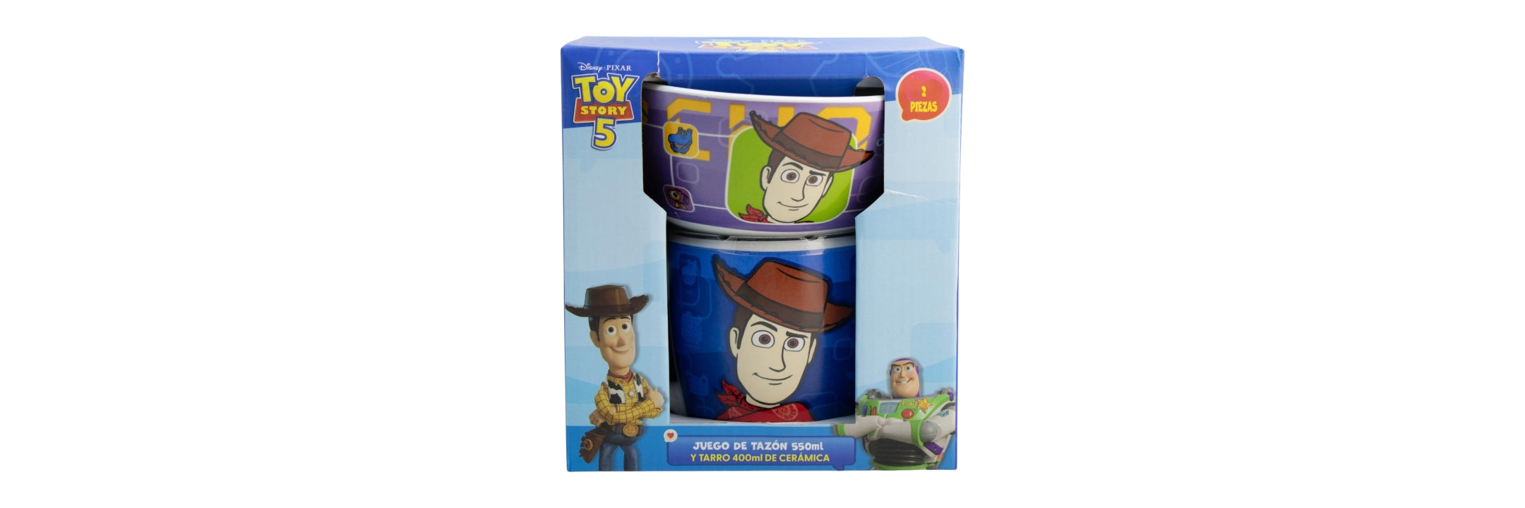 JUEGO DE TAZÓN Y TARRO TOY STORY 5 CVE1738-807