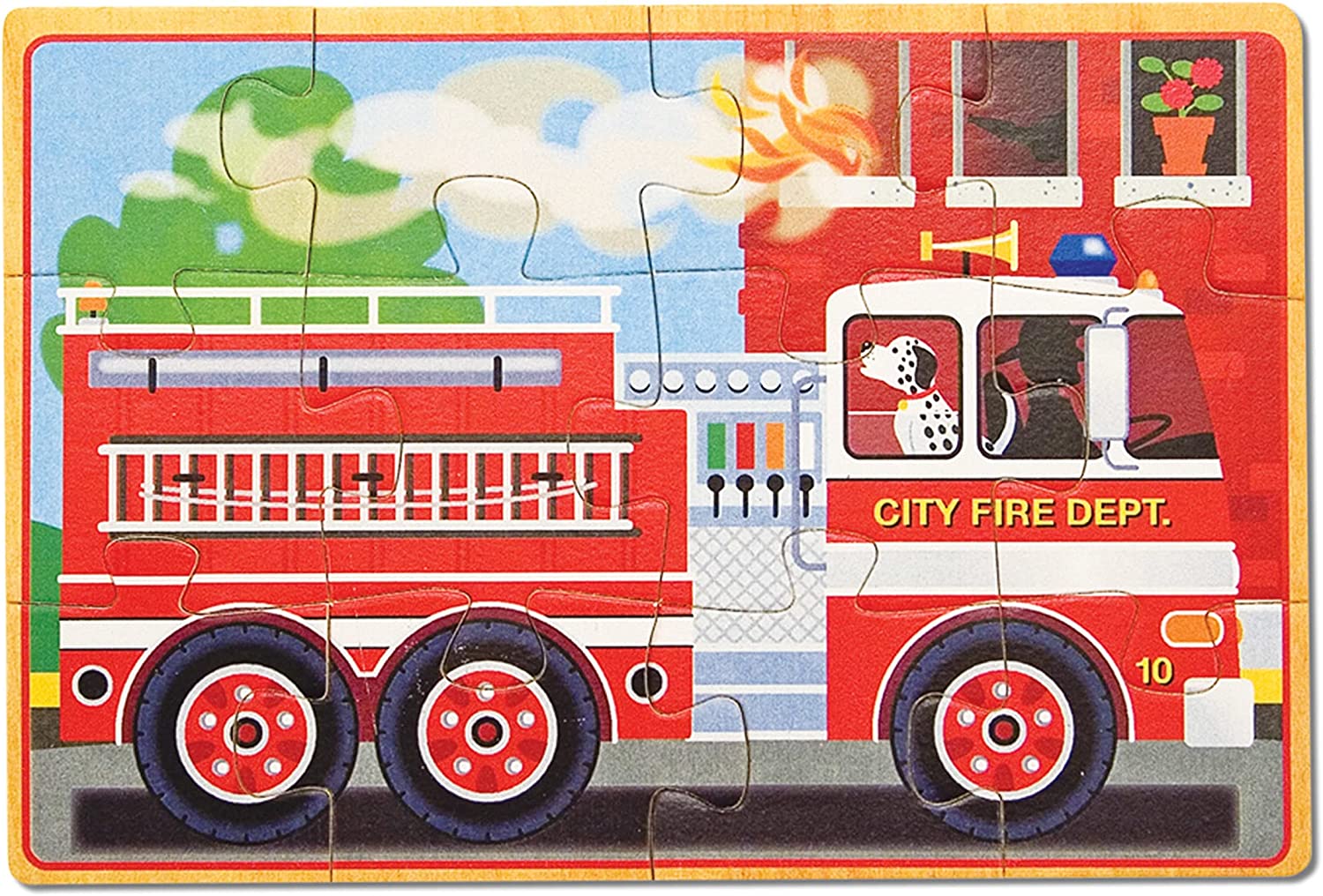 Melissa & Doug Rompecabezas de Vehículos