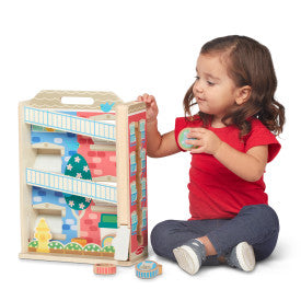 Melissa & Doug GO Tots Wooden Machine with 3 Discs