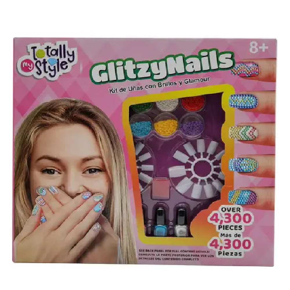 Wuundertoy Kit De Uñas Con Brillos Y Glamour