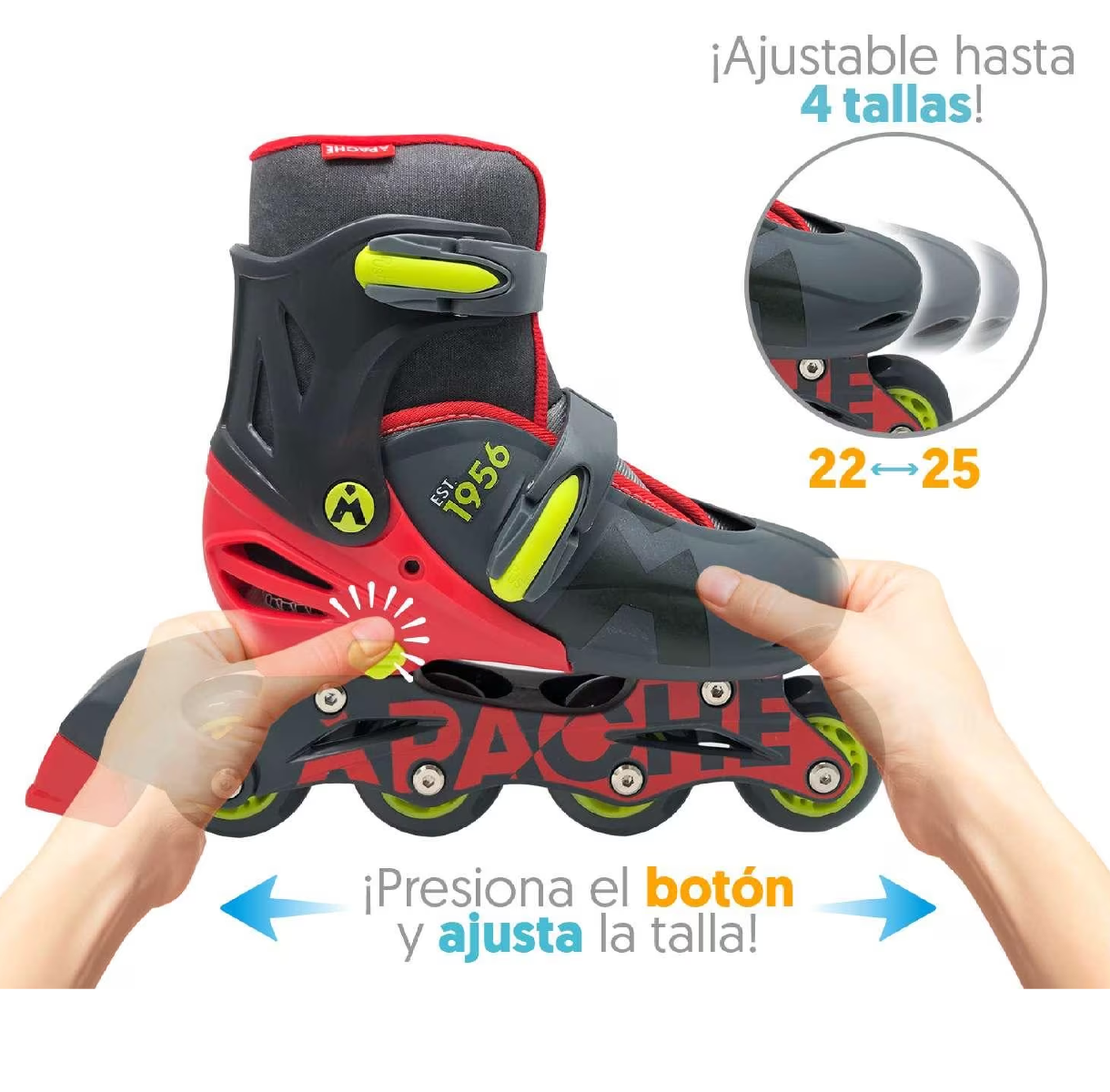 Patines Apache Rojo