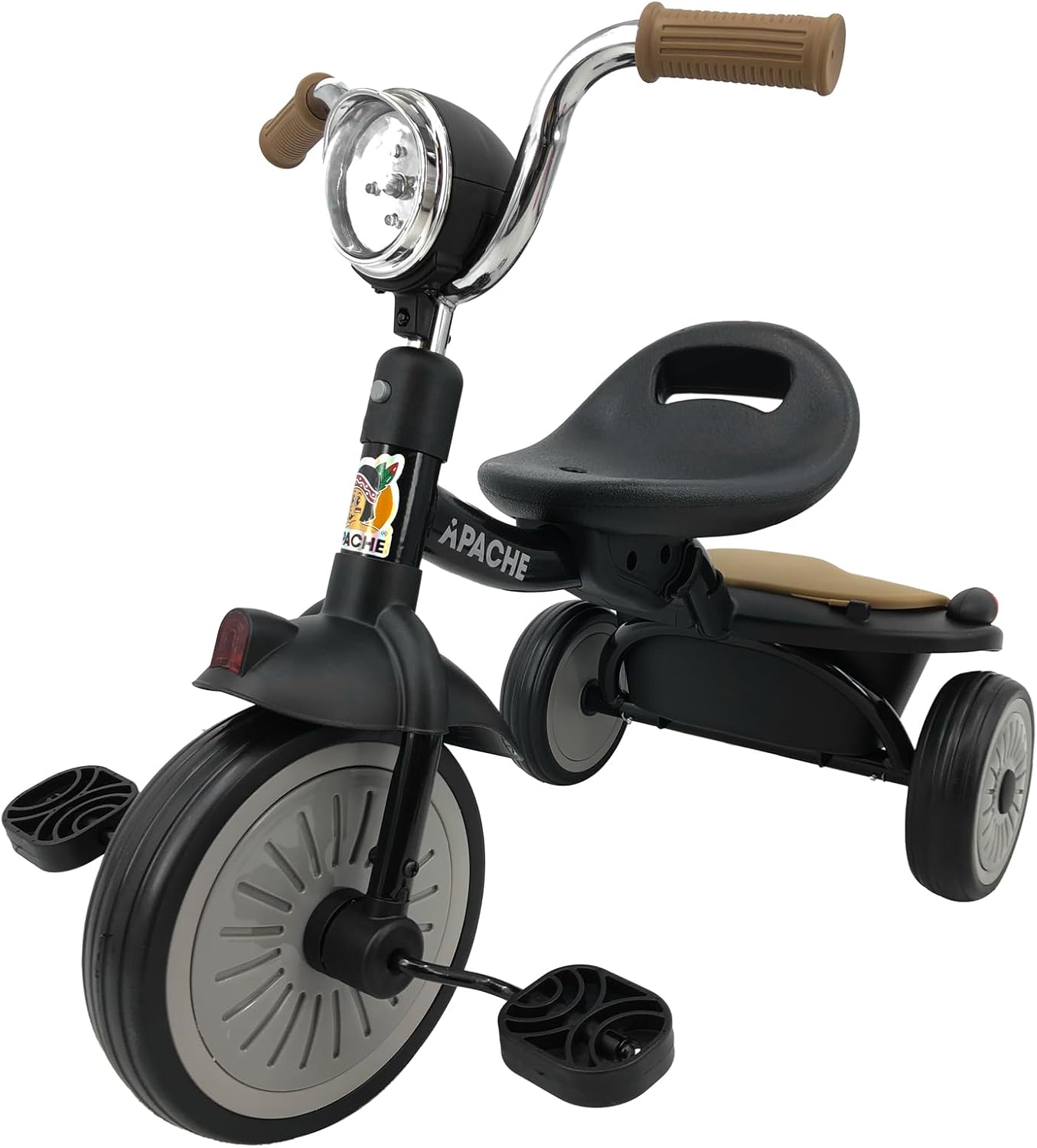 TRICICLO PLEGABLE APACHE NEGRO