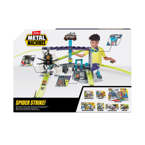 Metal machines de vehículos garage araña