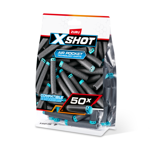 X SHOT PAQUETE 5O DARDOS DE JUGUETE