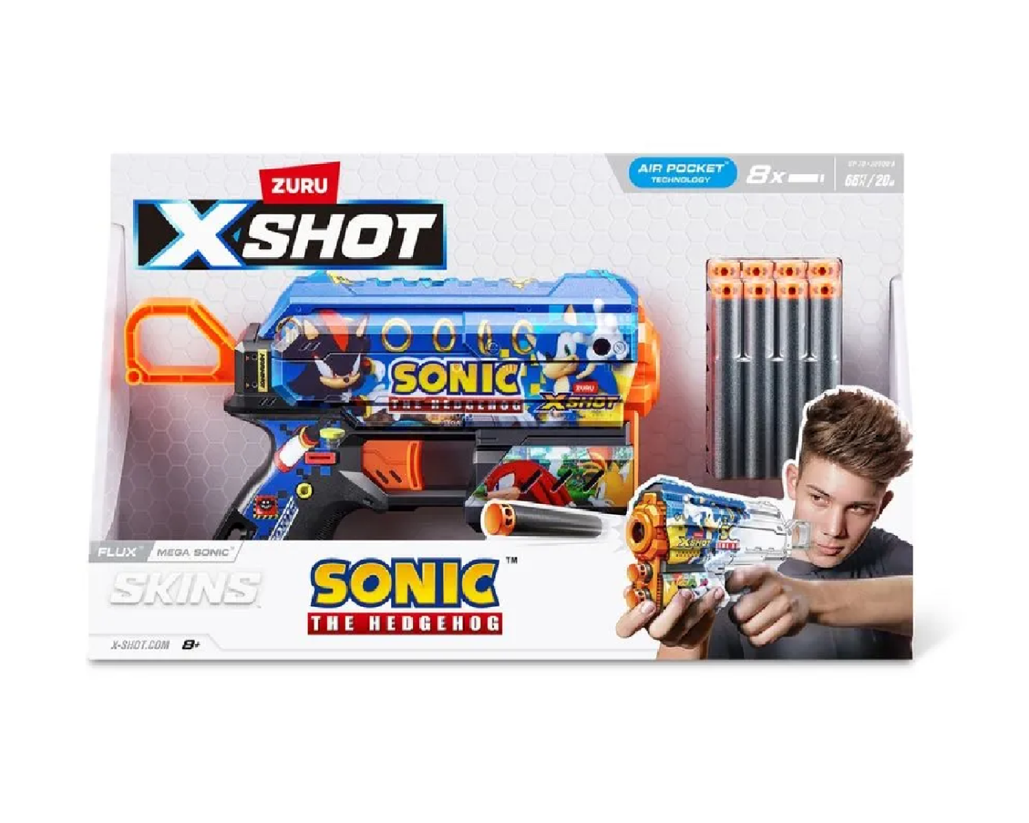 Xshot Lanzador Sonic Con 8 Dardos