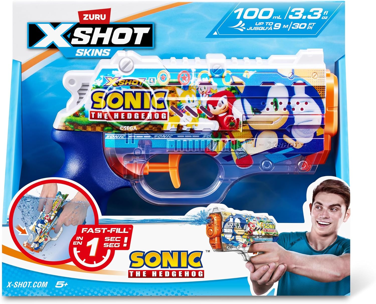X SHOT LANZADOR DE AGUA FAST FILL SONIC 100ML