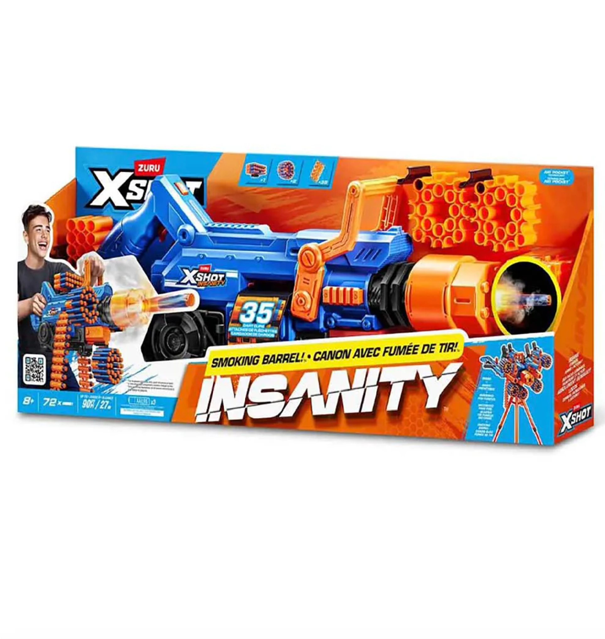 X SHOT INSANITY SMOKING BARREL 72 DARDOS