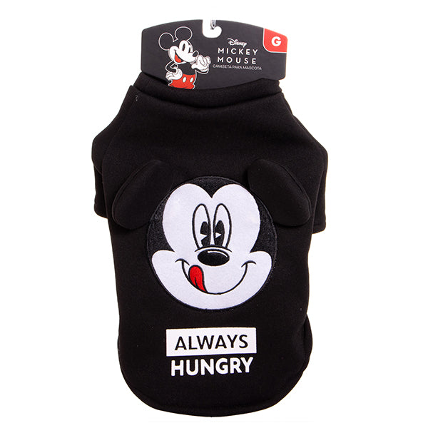 Large Black Mickey Dog T-Shirt