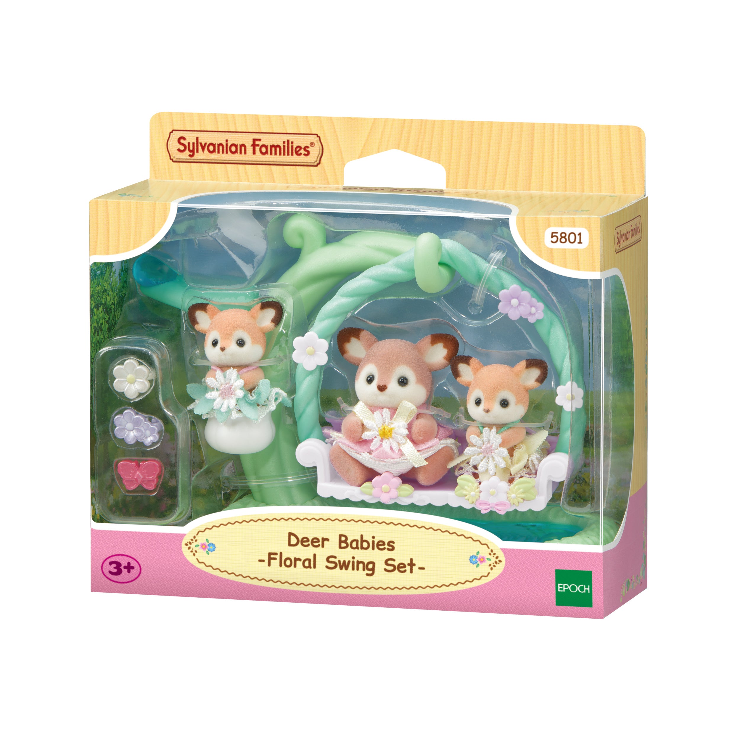 SYLVANIAN BEBÉS CIERVO EN EL COLUMPIO 5801
