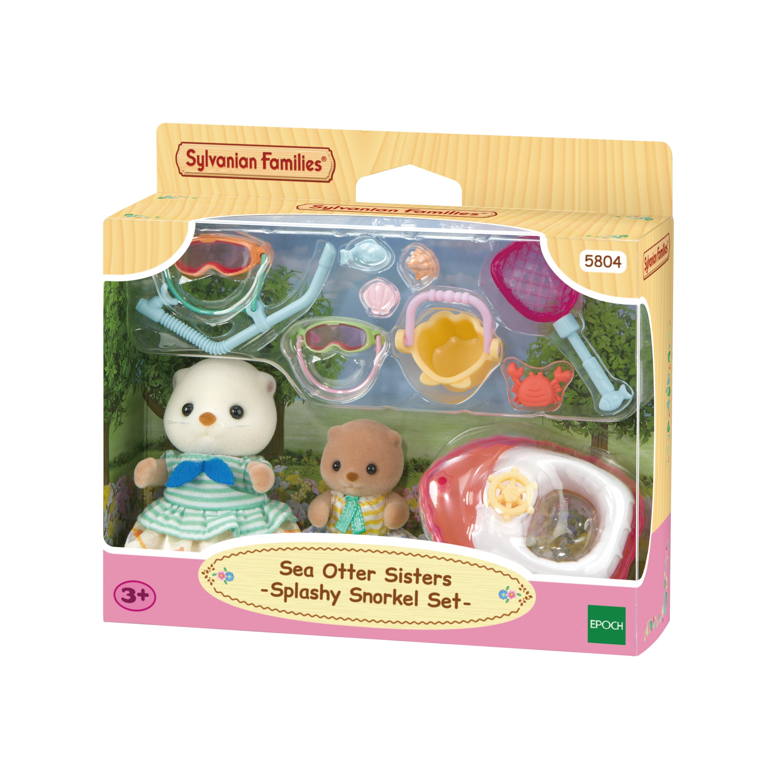 SYLVANIAN SET HERMANAS NUTRIA MARINA 5804