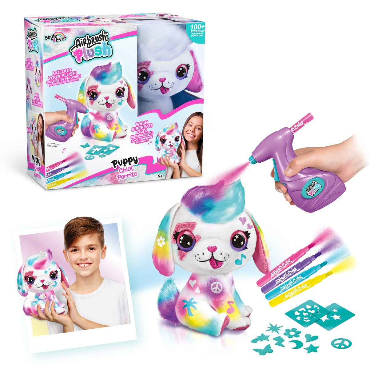 PELUCHE CON AEROGRAFO CACHORRO