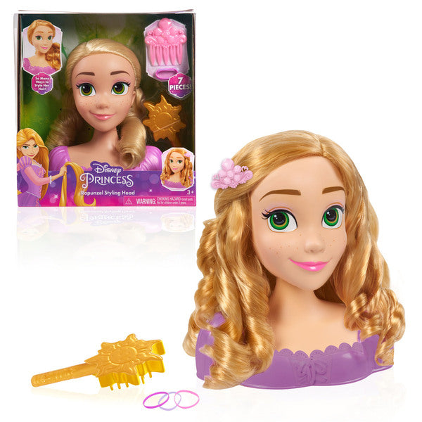 DISNEY PRINCESAS CABEZA PARA PEINAR RAPUNZEL