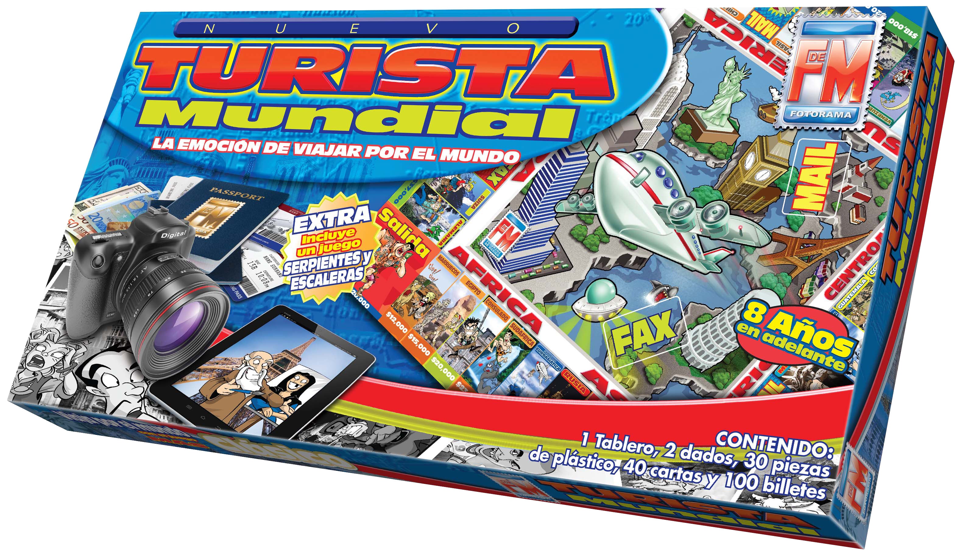 TURISTA MUNDIAL C SERPIENTES Y ESCALERAS