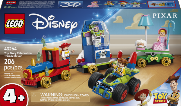 DISNEY TREN DE CELEBRACIoN DE TOY STORY Y AUTO RC