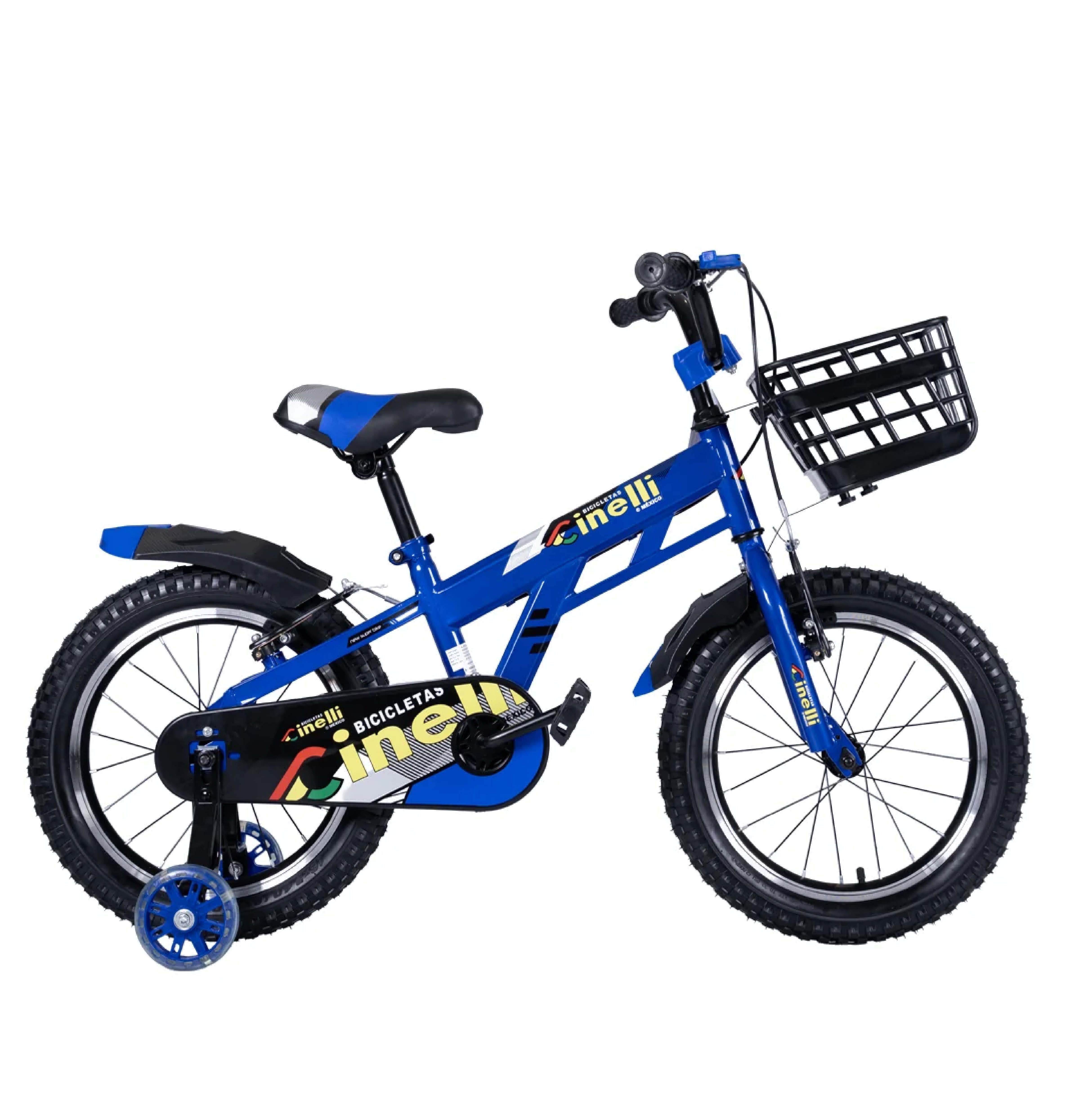 BICICLETA CINELLI R 16 C ACCE RUEDA LATERALES C LUZ NINO