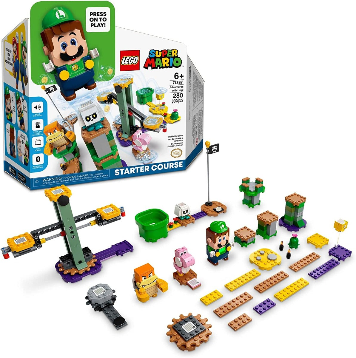 Lego Super Mario Recorrido Inicial Aventuras con Luigi 71387