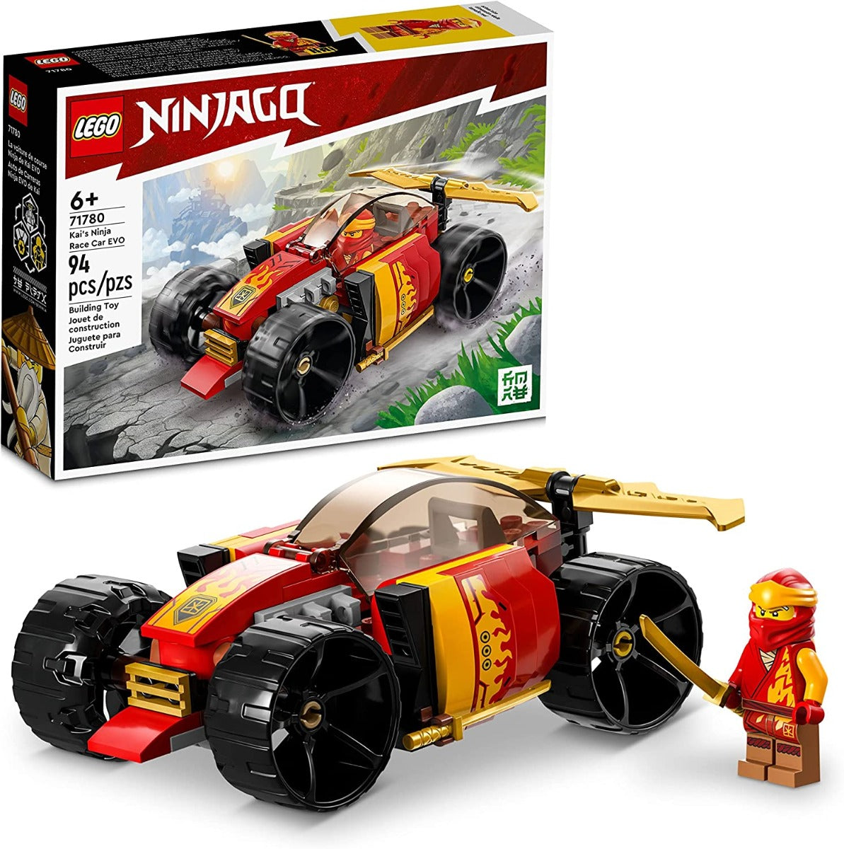 Lego Ninjago Auto de Carreras Ninja EVO de Kai 71780