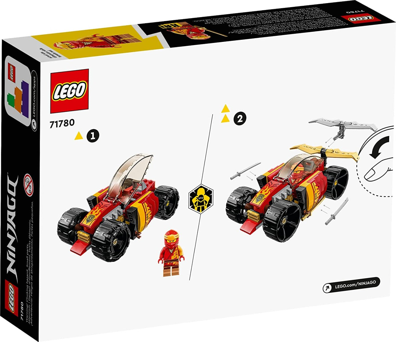 Lego Ninjago Auto de Carreras Ninja EVO de Kai 71780
