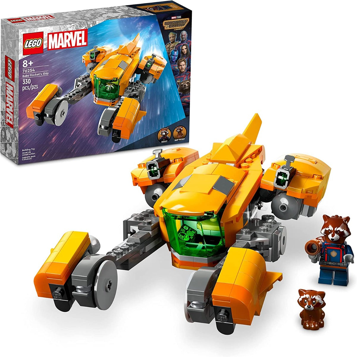 Lego Marvel Nave de Baby Rocket 76254