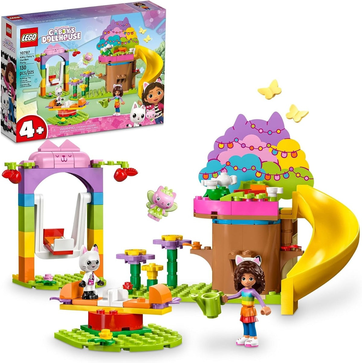 Lego Gabby Dollhouse Fiesta en el Jardin del Hada Gatina 10787