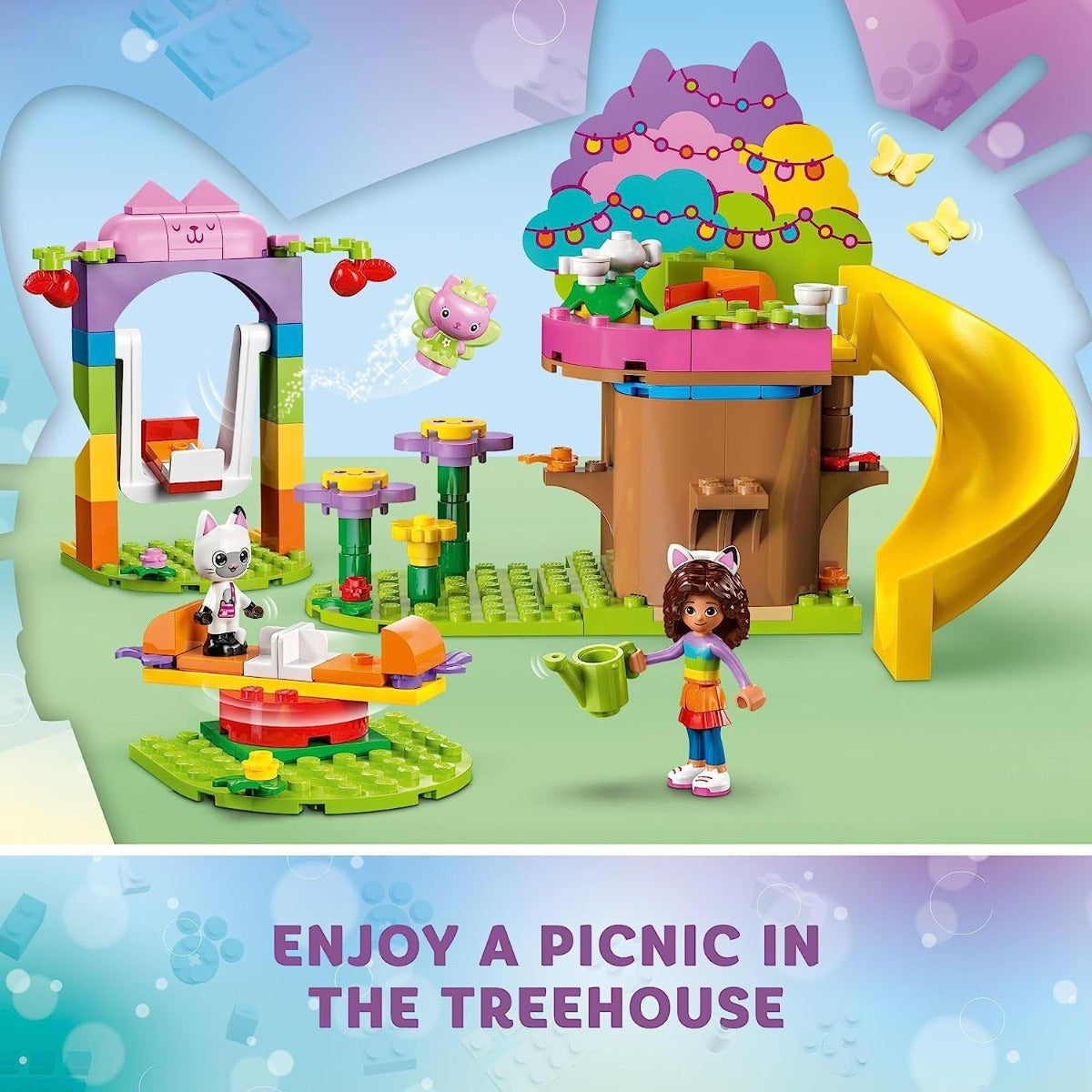 Lego Gabby Dollhouse Fiesta en el Jardin del Hada Gatina 10787
