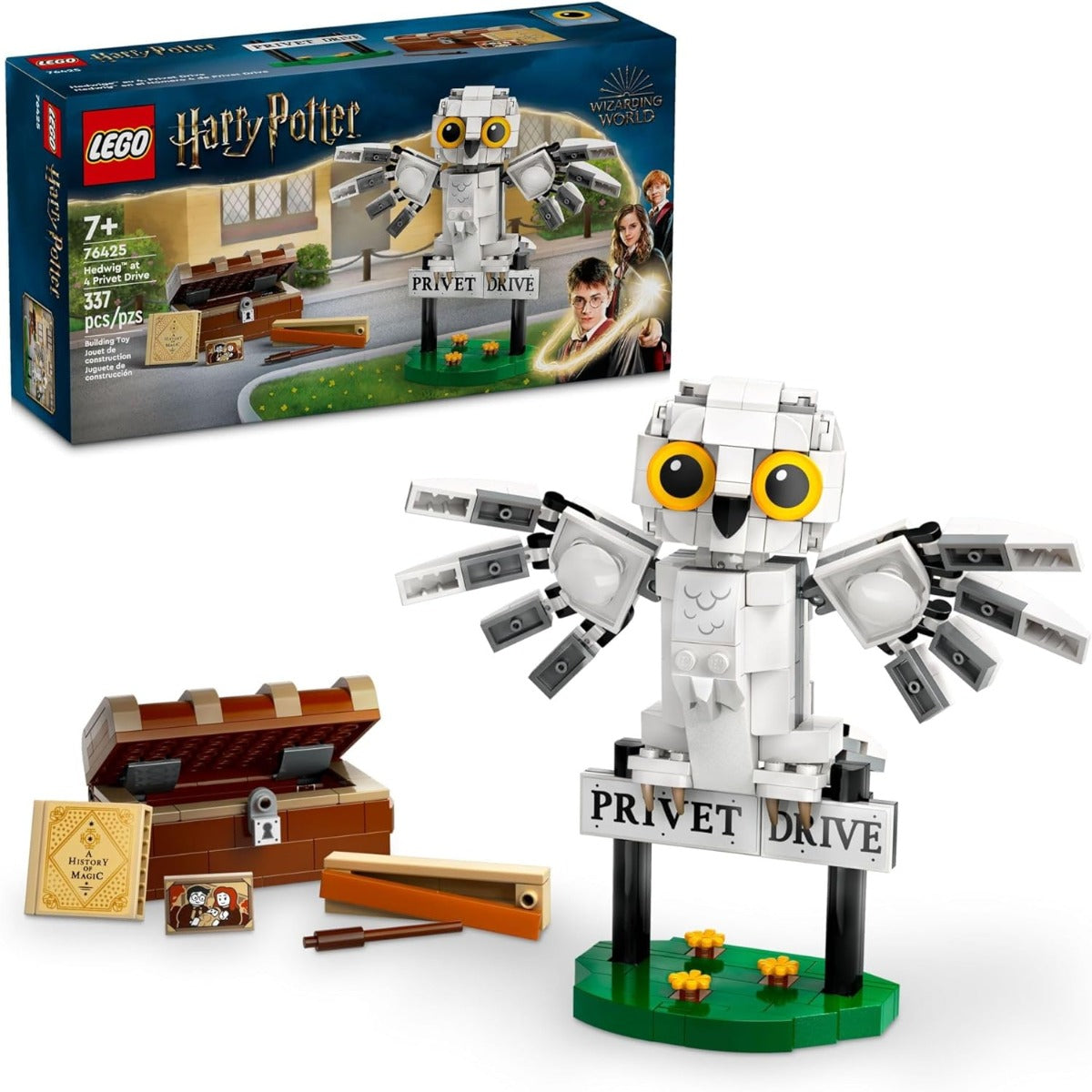 Lego Harry Potter Hedwig at Number 4 Privet Drive