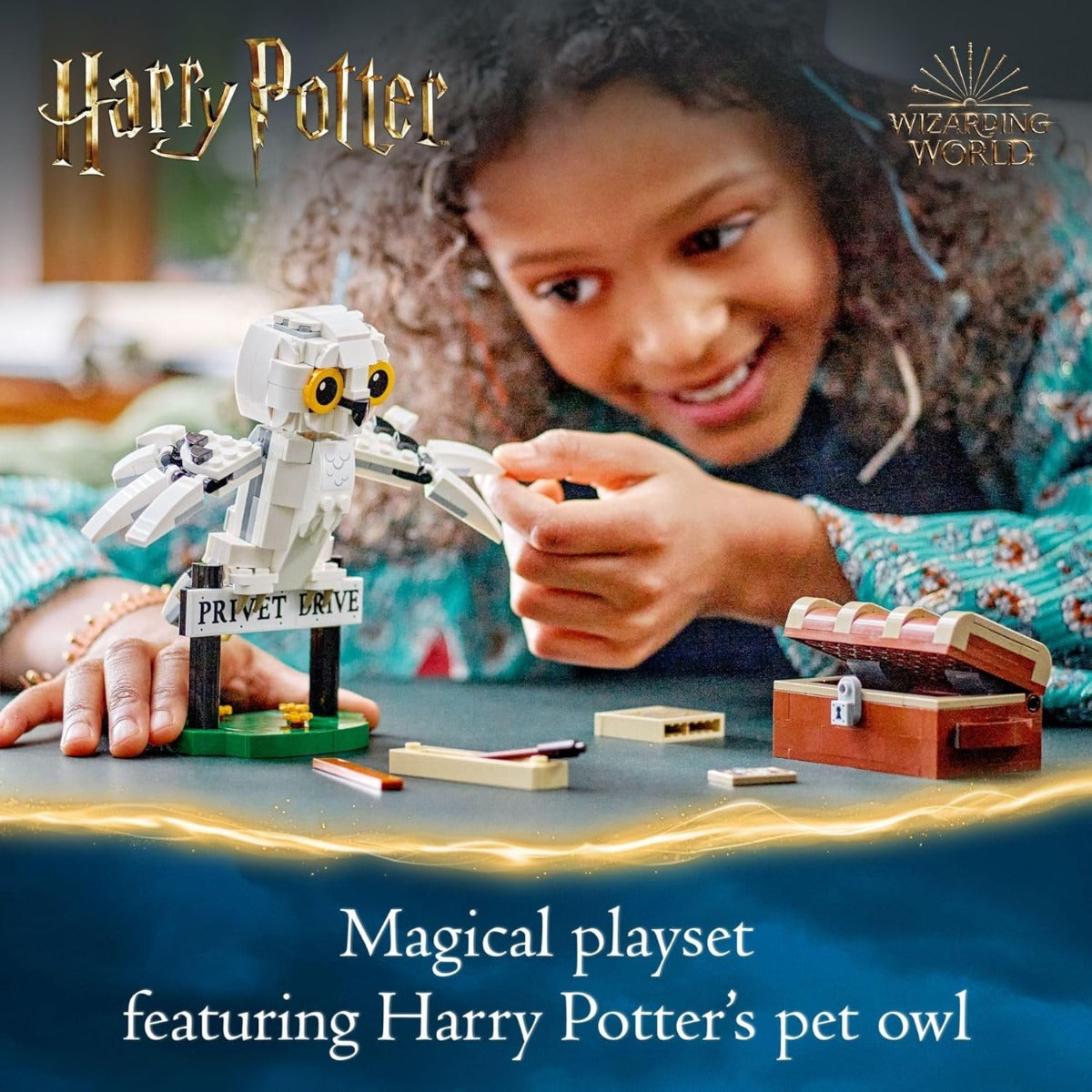 Lego Harry Potter Hedwig at Number 4 Privet Drive