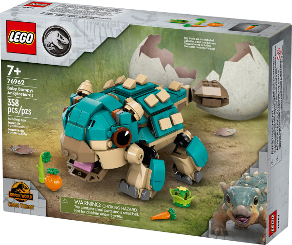 JURASSIC Bumpy Bebé: Ankylosaurus 76962