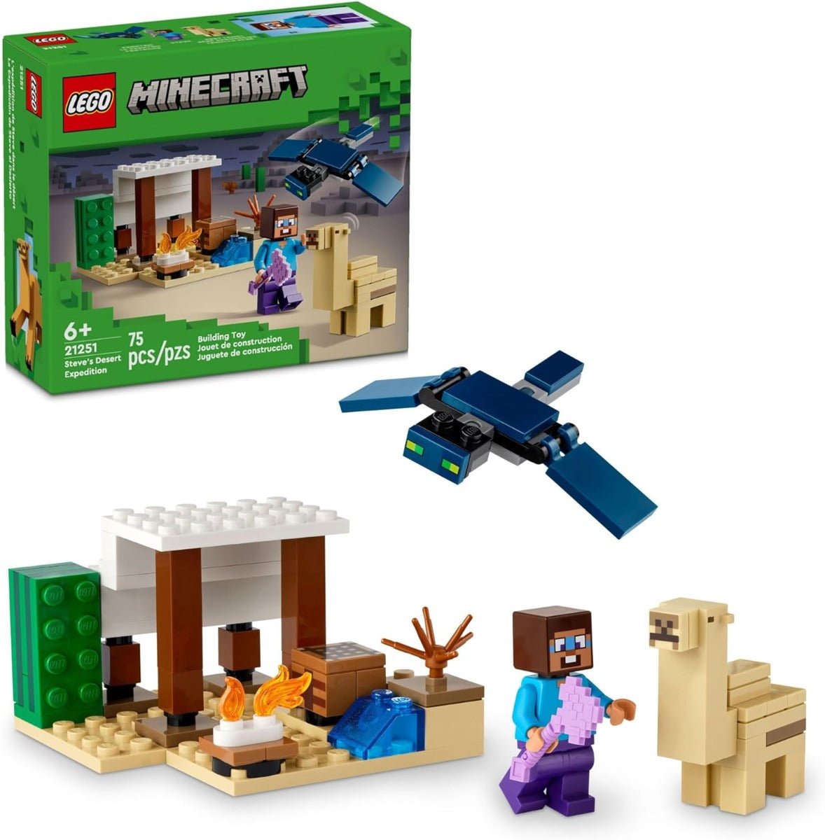 Lego Minecraft 21251 La Expedición de Steve al Desierto