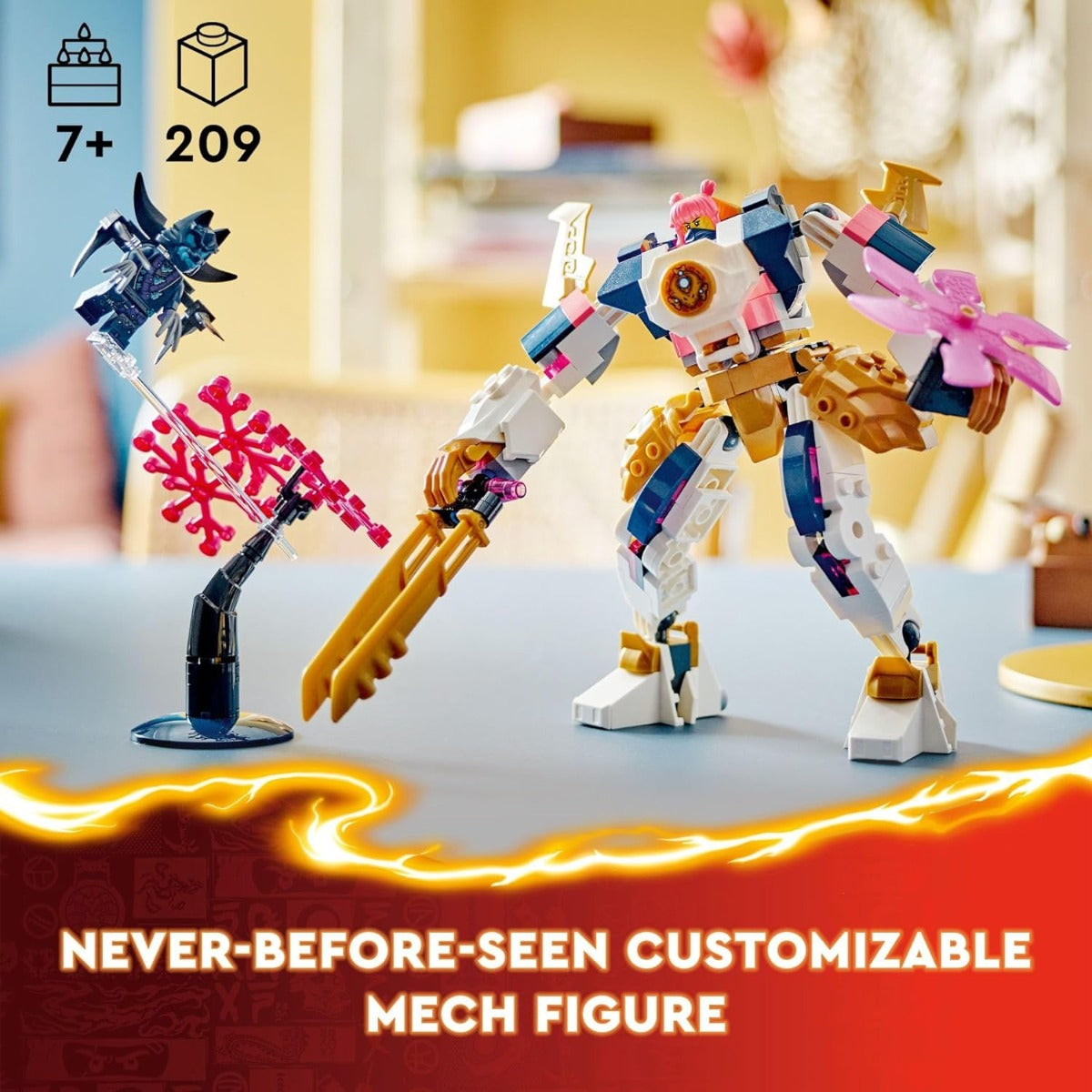 Lego 71807 Ninjago Sora's Techno Elemental Mech