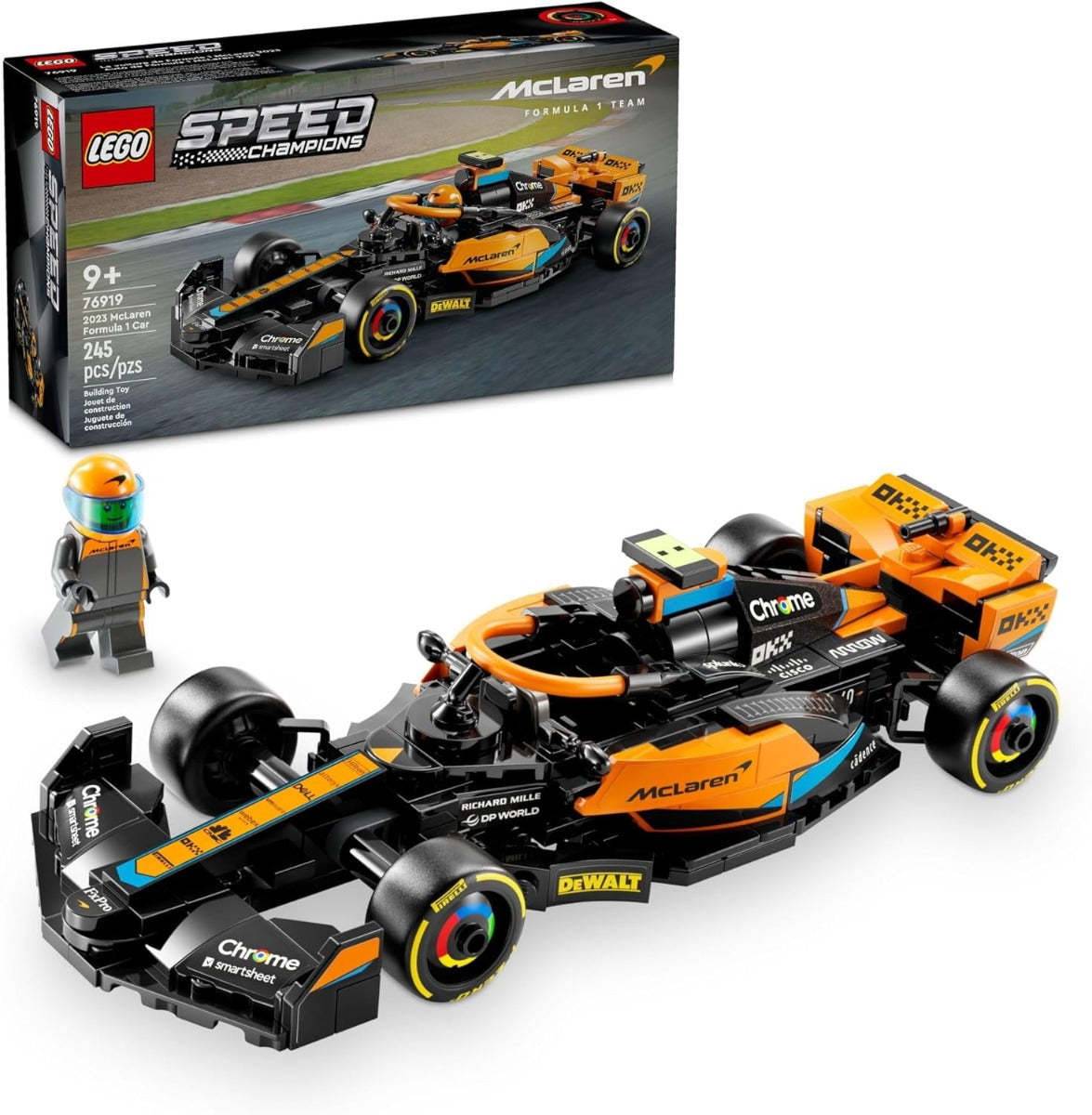 Lego Speed Champions McLaren 2023 Formula 1 Race Car