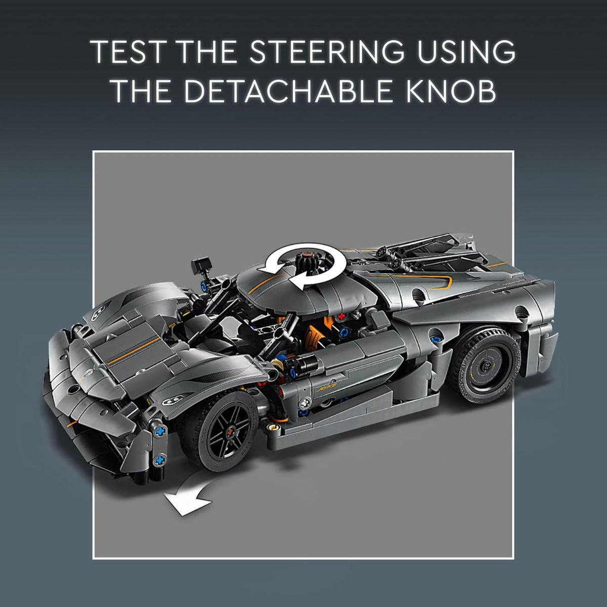 TECHNIC Hypercar Koenigsegg Jesko Absolut Gray 42173