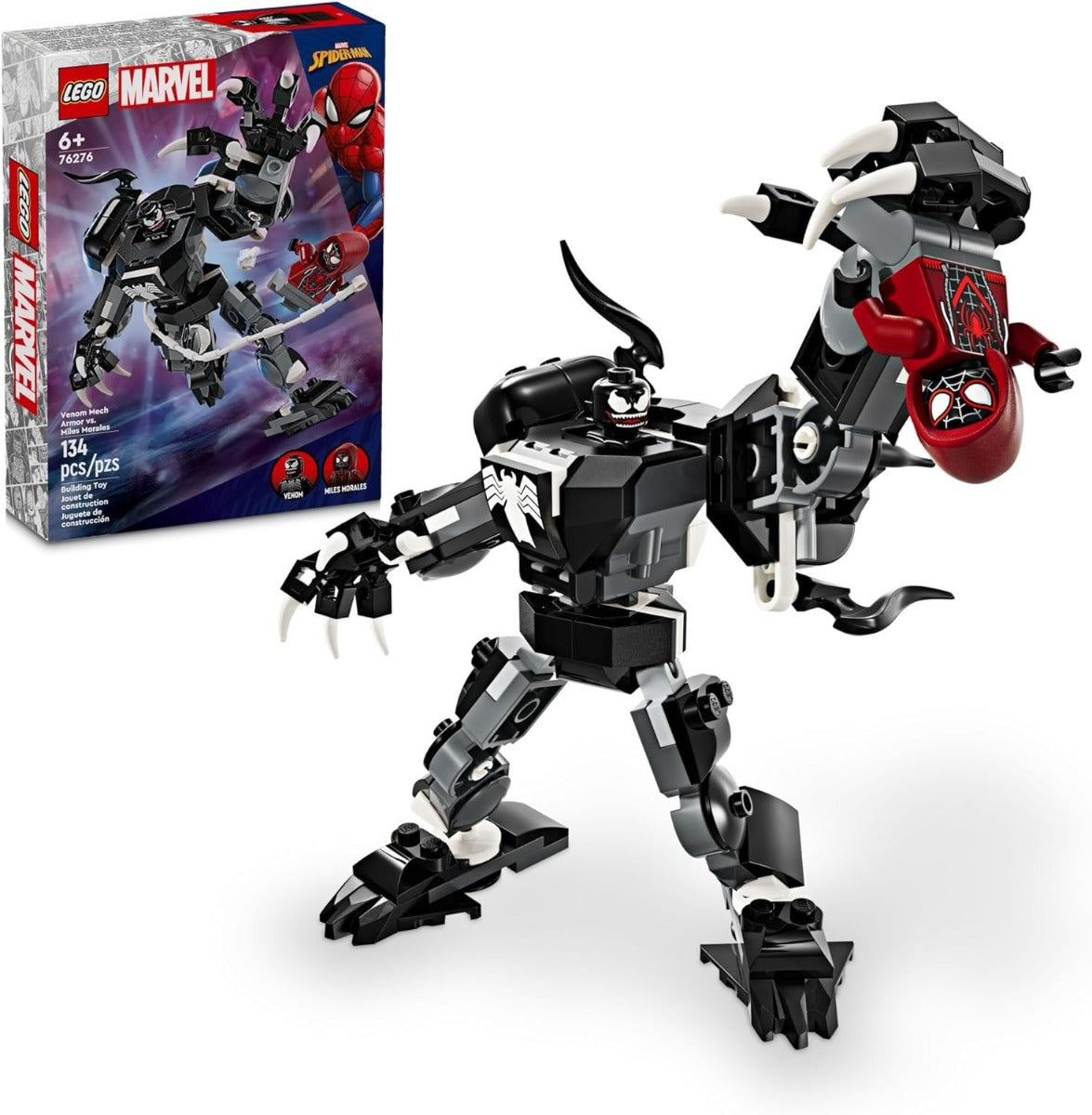 Lego Marvel 76276 Venom vs. Miles Morales Mech Armor