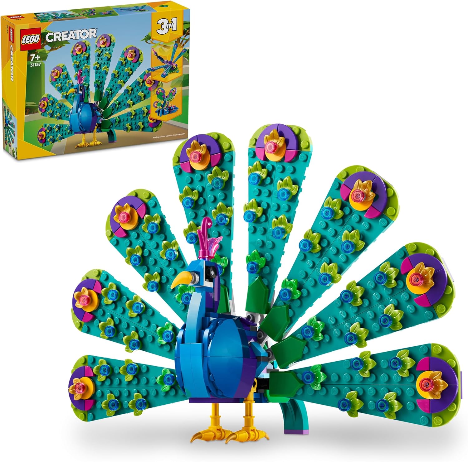 LEGO Creator 3 en 1 31157 - Pavo real exótico