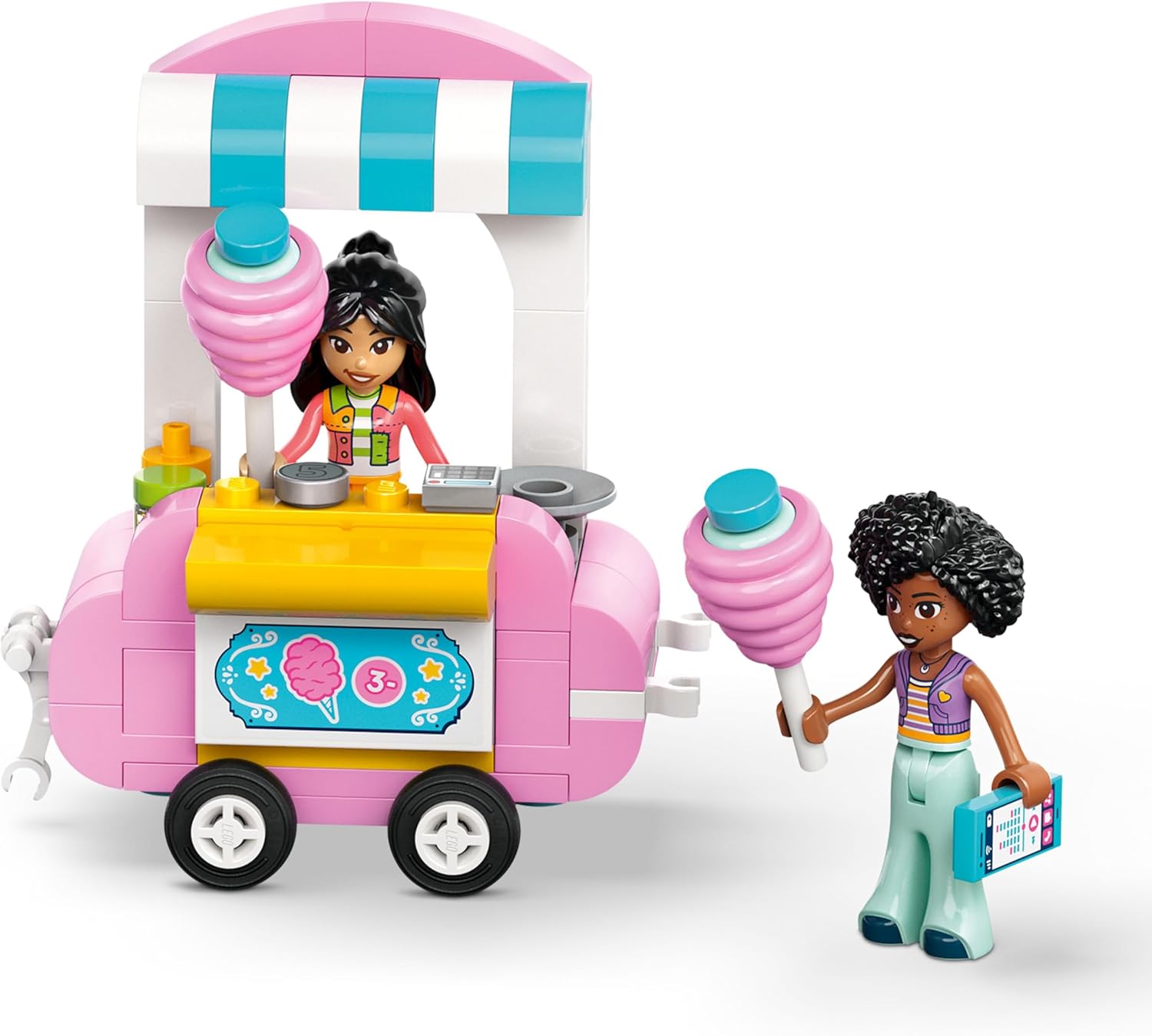 LEGO® Friends Puesto de Algodón de Azúcar y Moto Juguete de construcción 42643