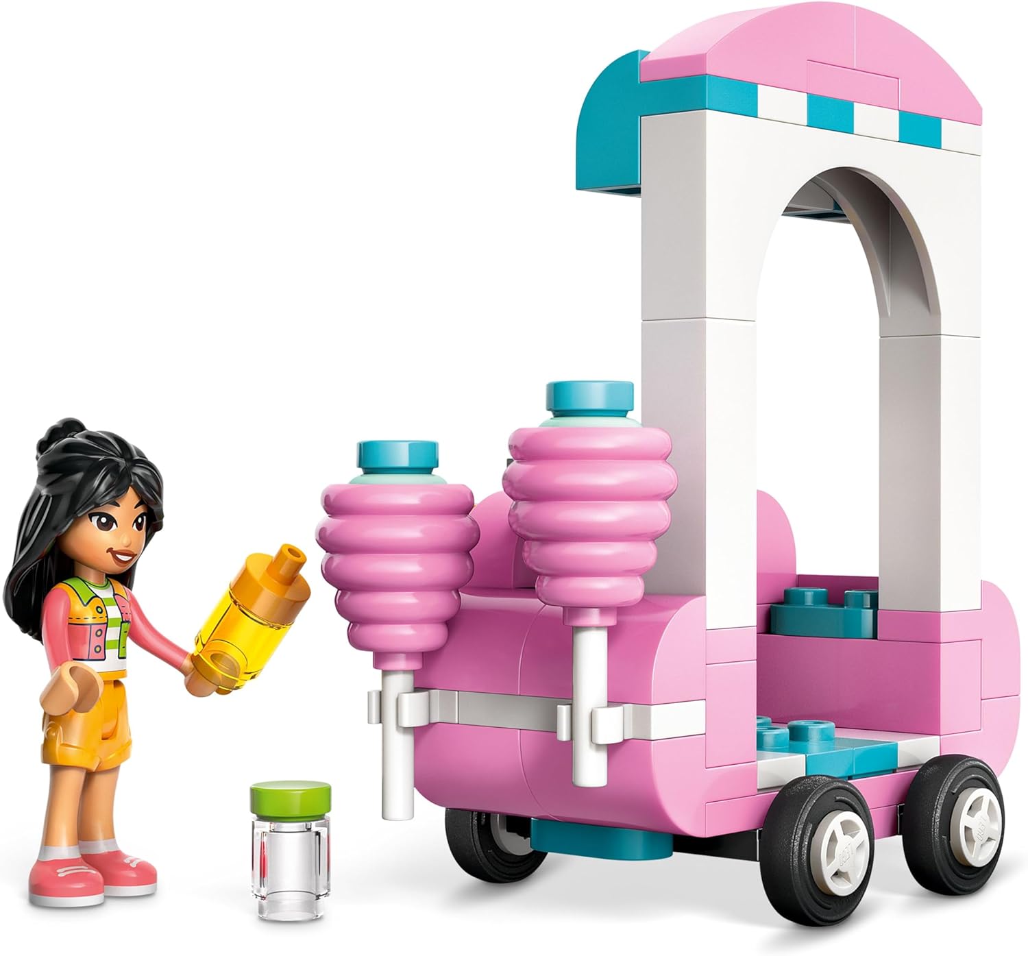 LEGO® Friends Puesto de Algodón de Azúcar y Moto Juguete de construcción 42643