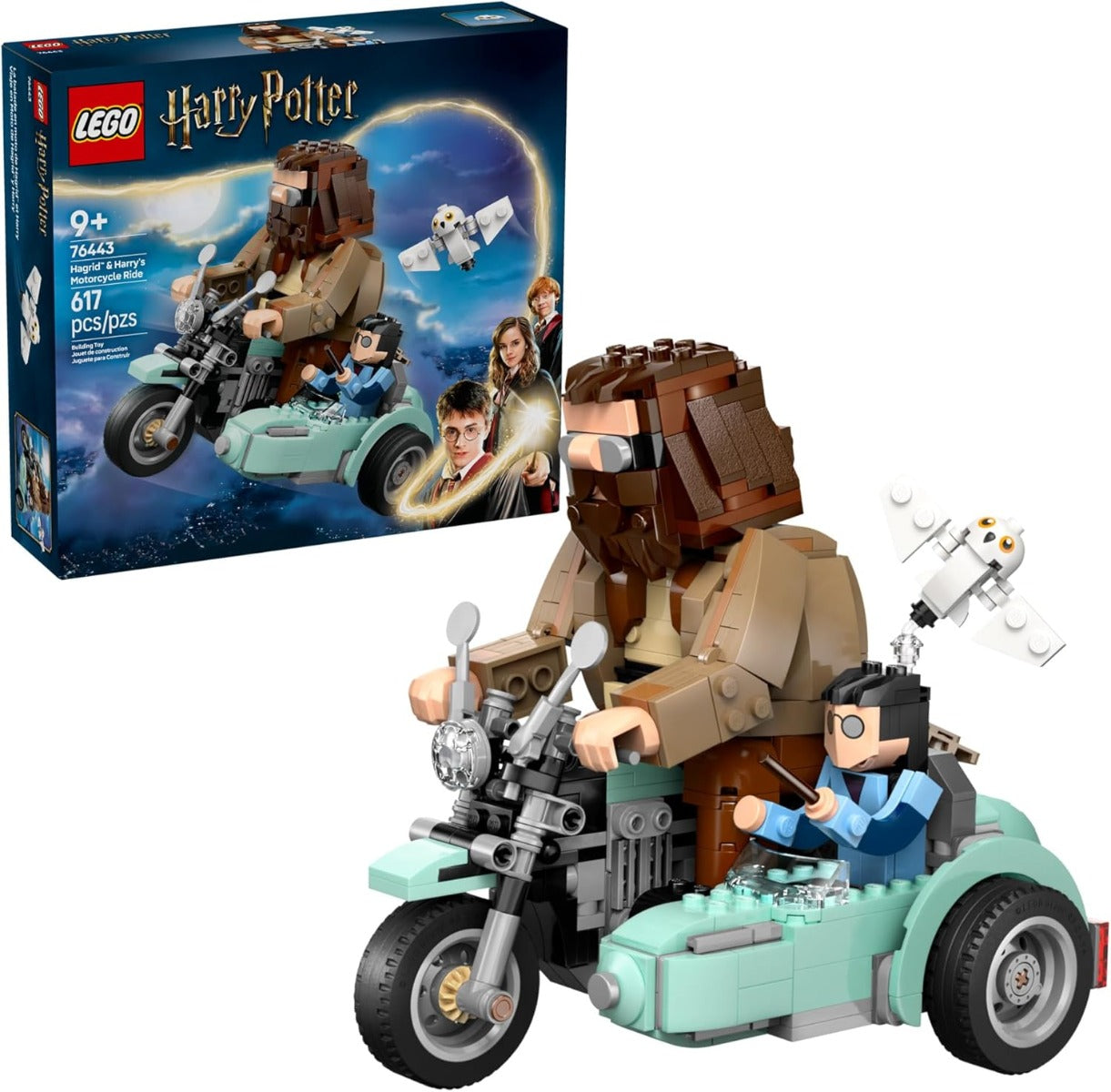 HARRY POTTER VIAJE EN MOTO DE HAGRID Y HARRY 76443