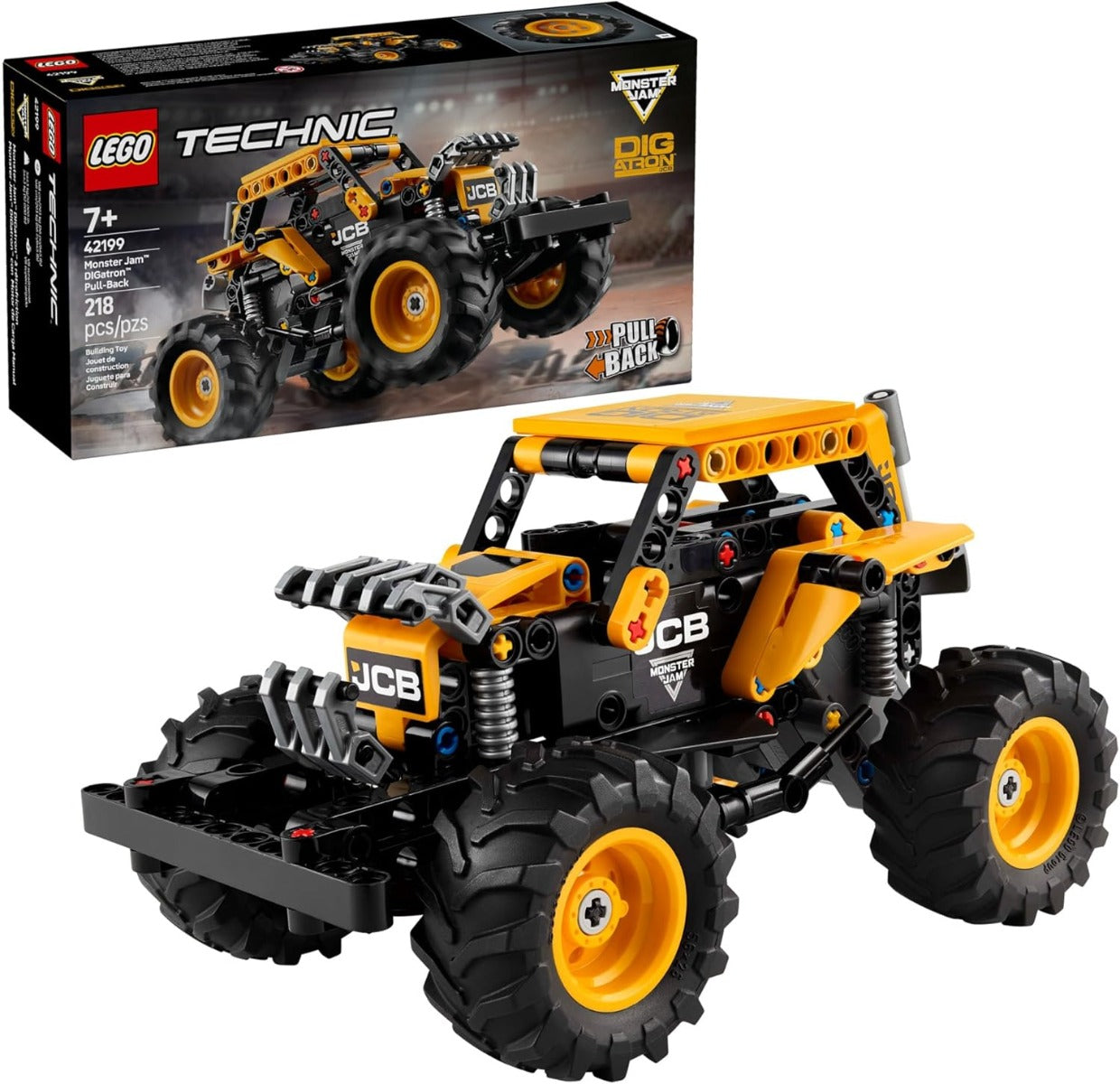 TECHNIC MONSTER JAM DIGATRON CON MOTOR DE CARGA MANUAL 42199