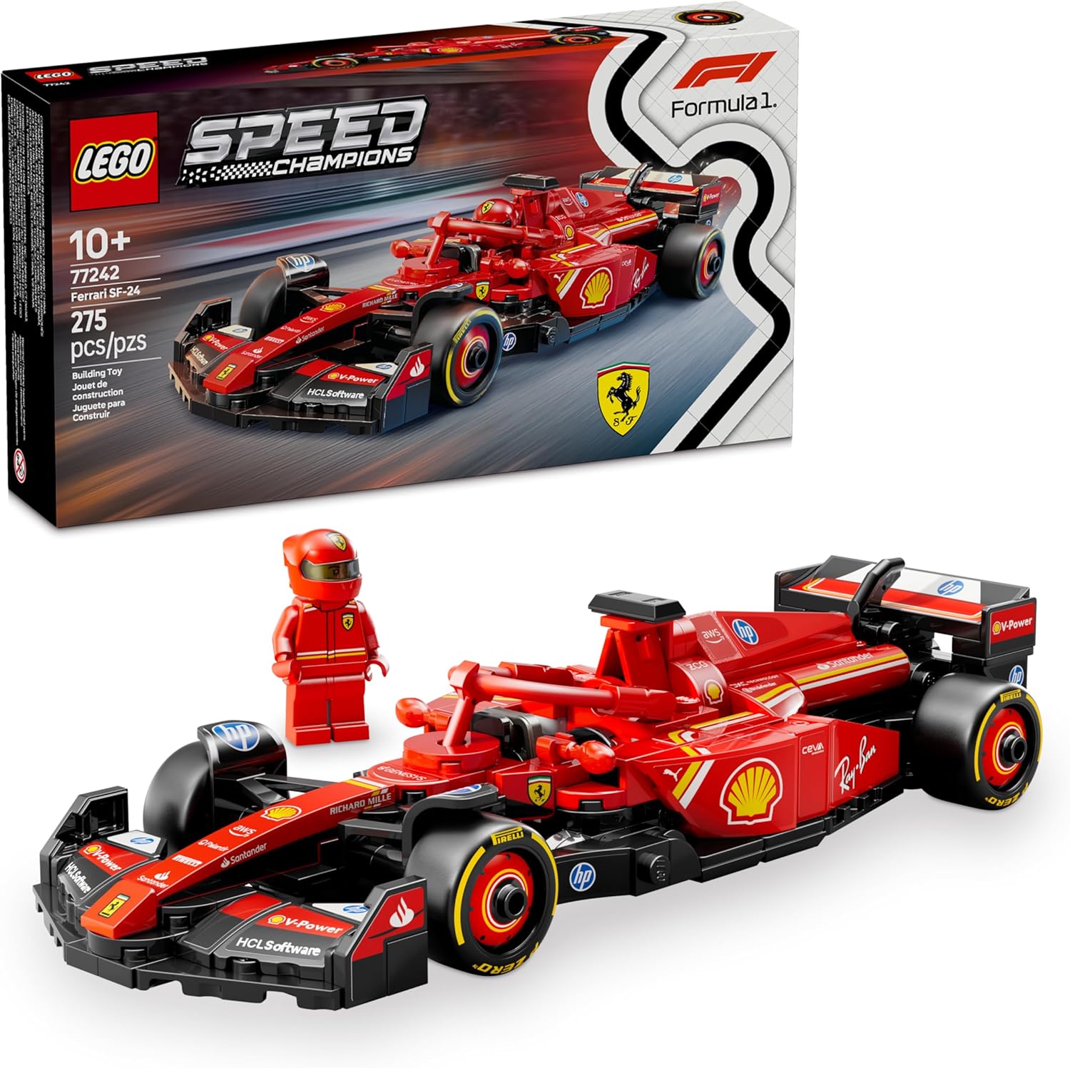 SPEED CHAMPIONS COCHE DE CARRERAS FERRARI SF-24 F1® 77242
