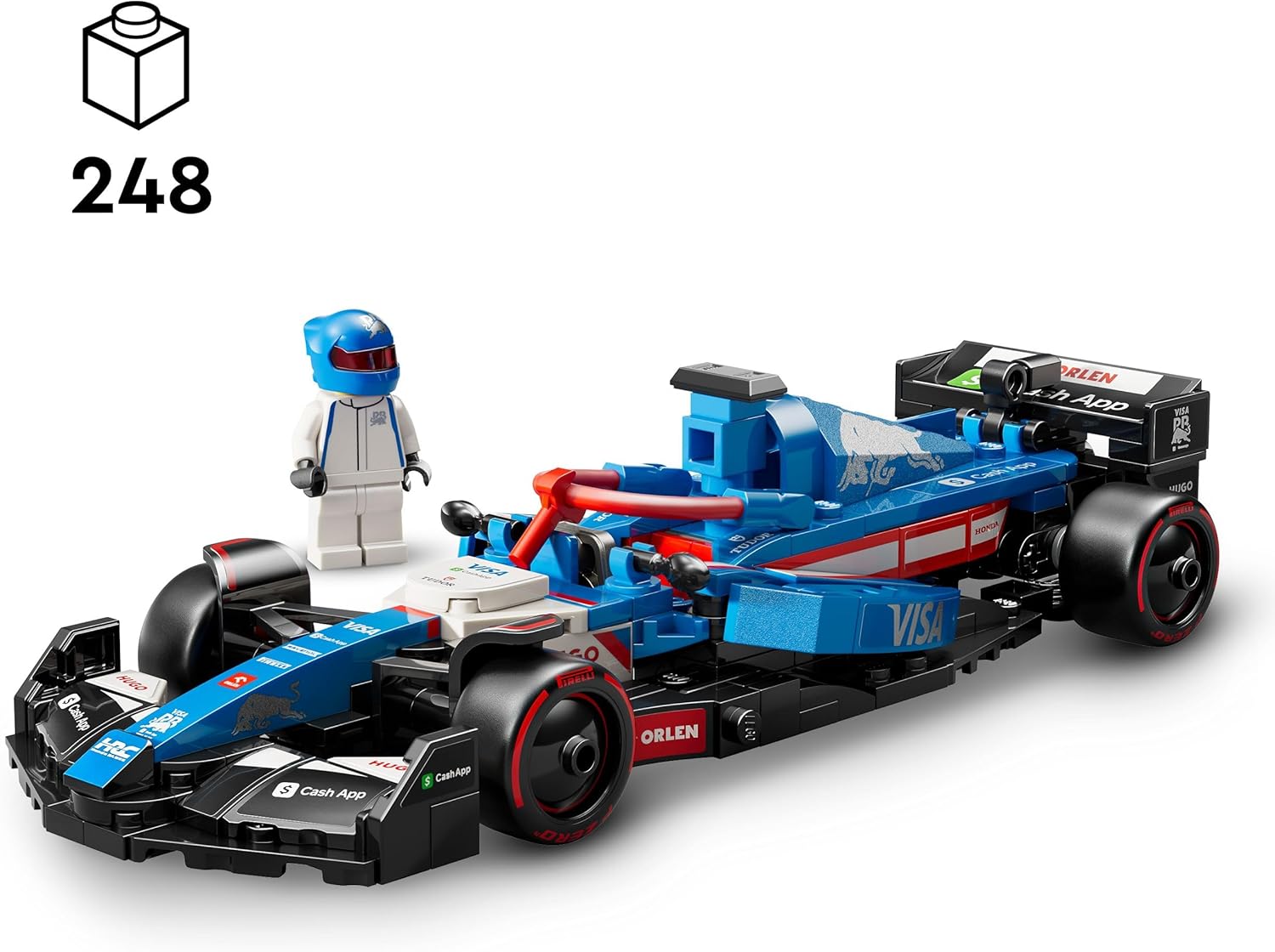 LEGO Speed Champions Auto de Carreras Visa Cash App RB VCARB 01 F1 77246