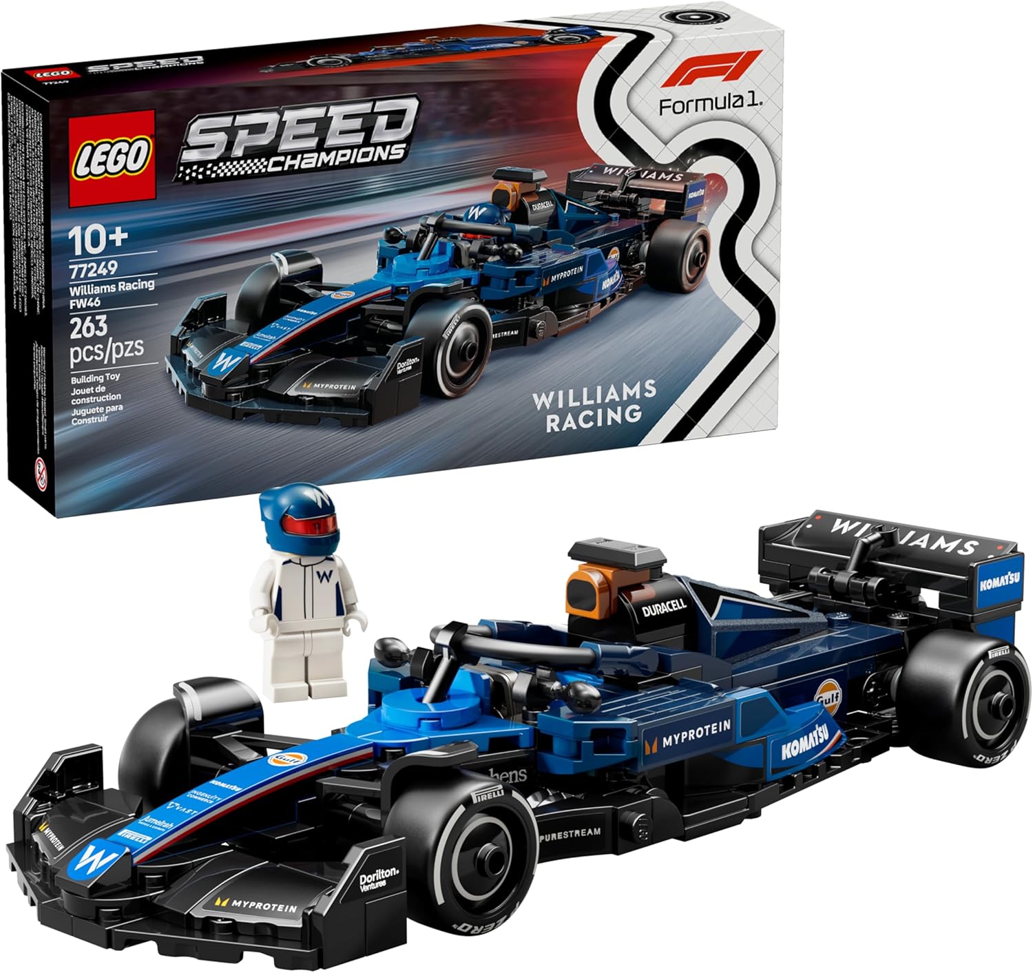LEGO Speed Champions Auto de Carreras Williams Racing FW46 F1 77249