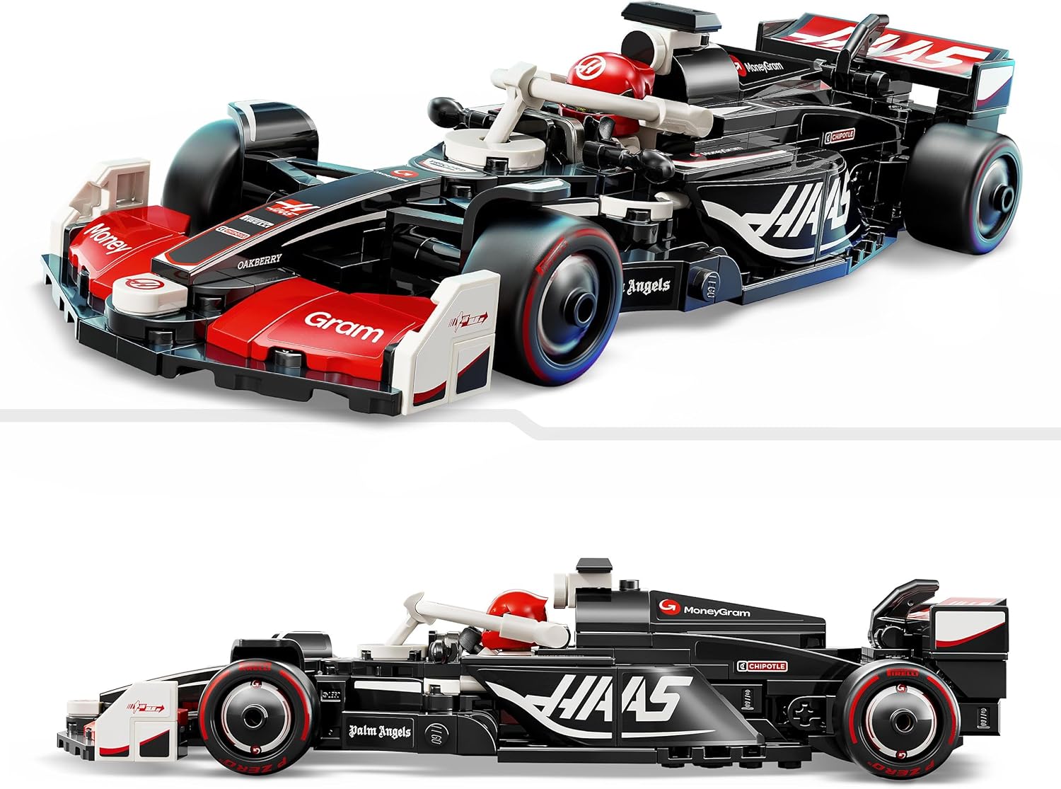 LEGO Speed Champions Auto de Carreras MoneyGram Haas F1 Team VF-24 77250