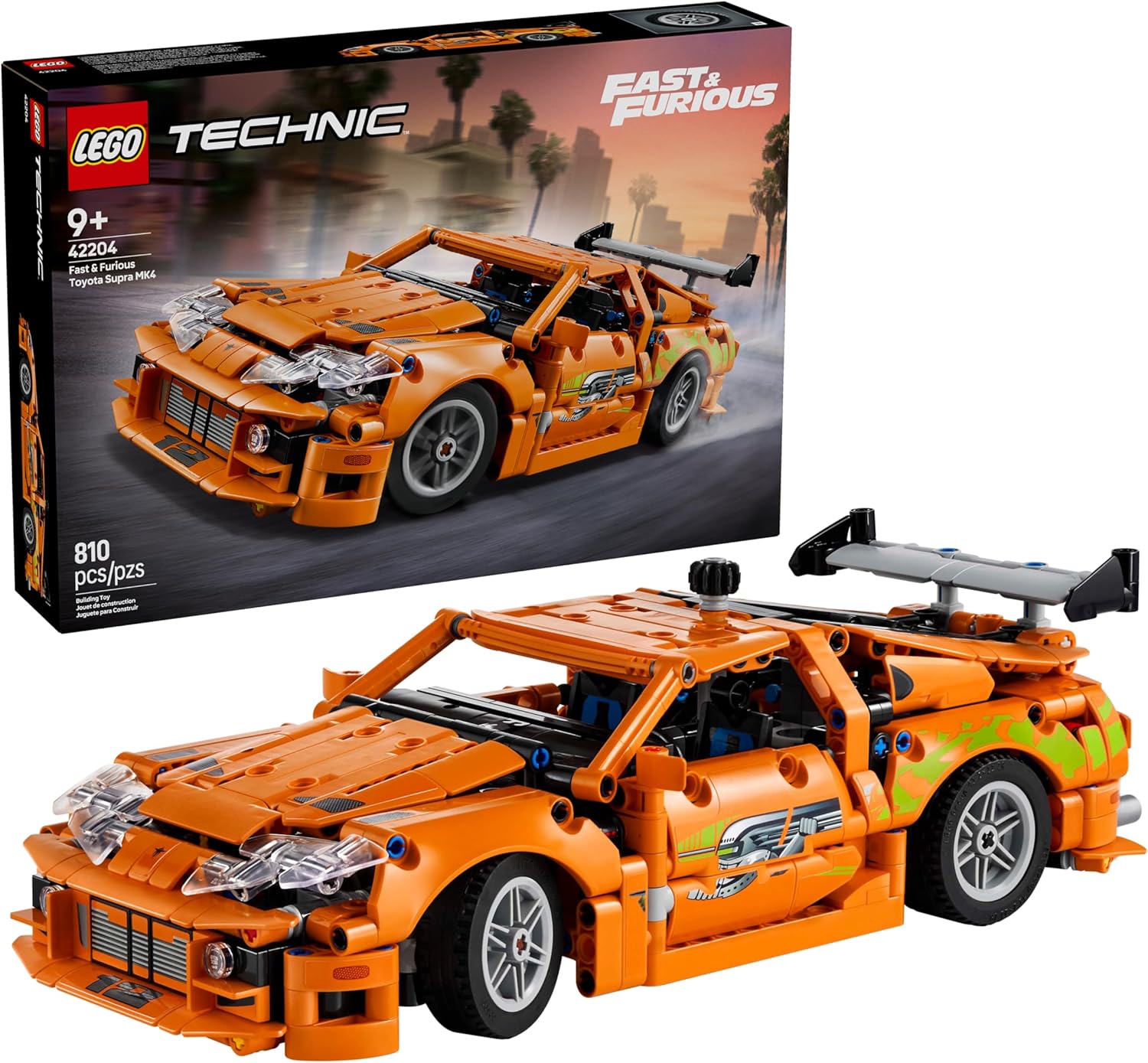 LEGO Technic Fast and Furious Toyota Supra MK4 42204