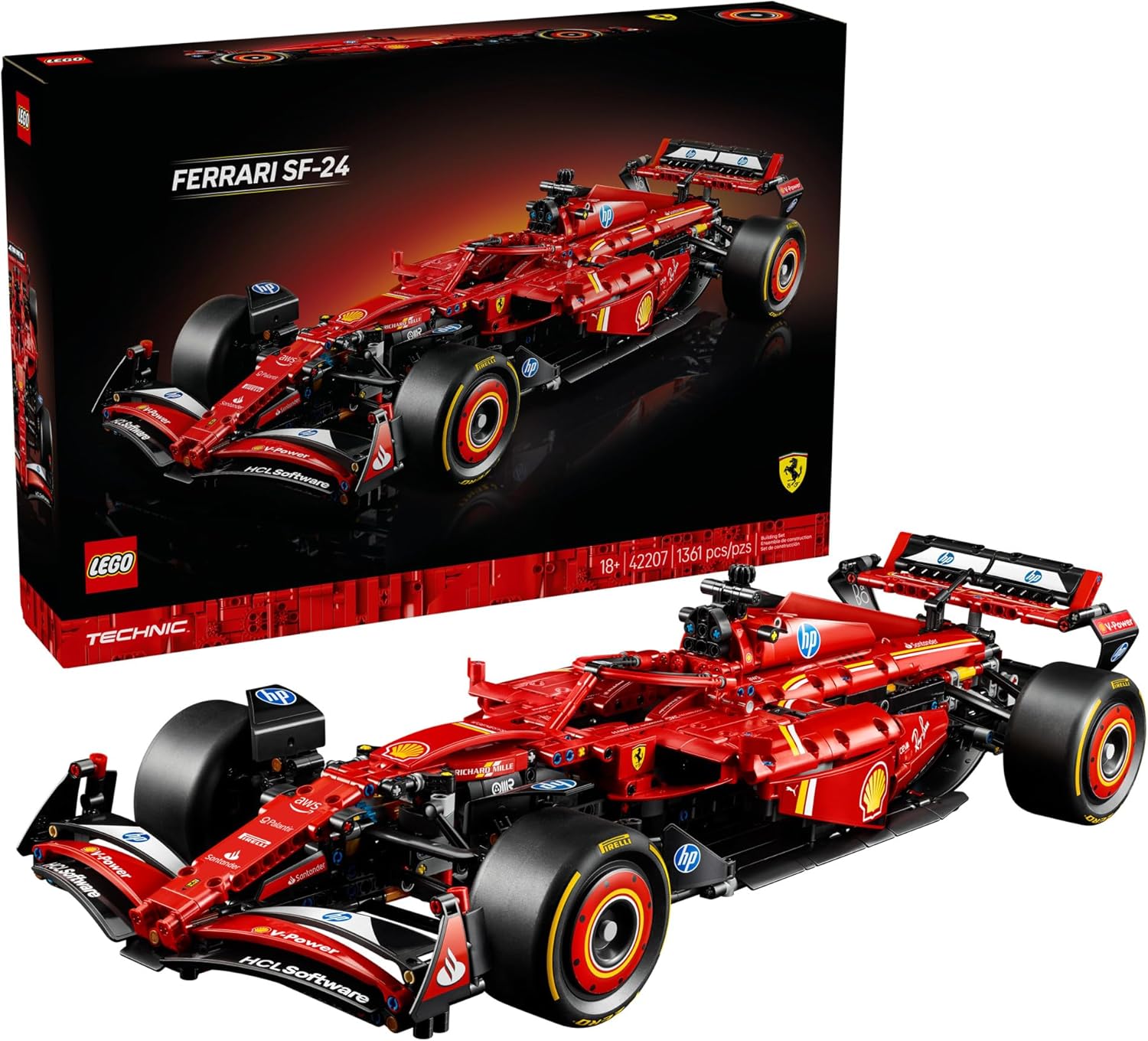 Technic Auto Ferrari Sf-24 F1 42207