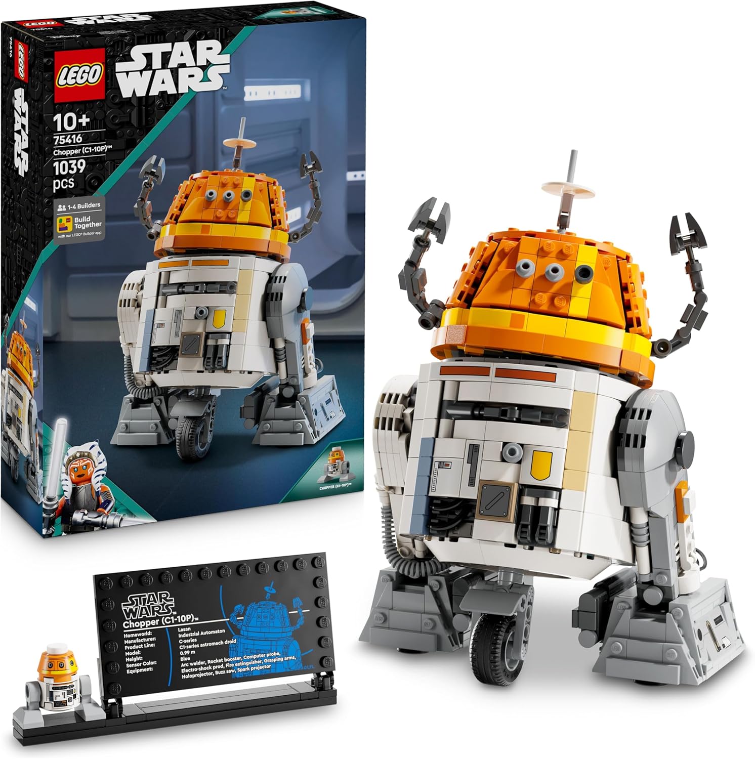 Star Wars Droide Astromecánico Chopper (C1-10P) 75416