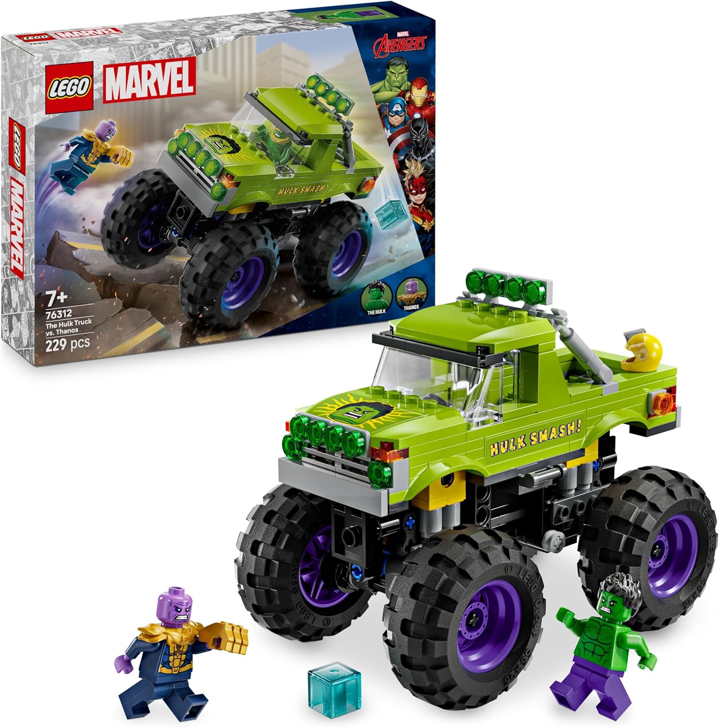 Super Heroes Camión De Hulk Vs. Thanos 76312