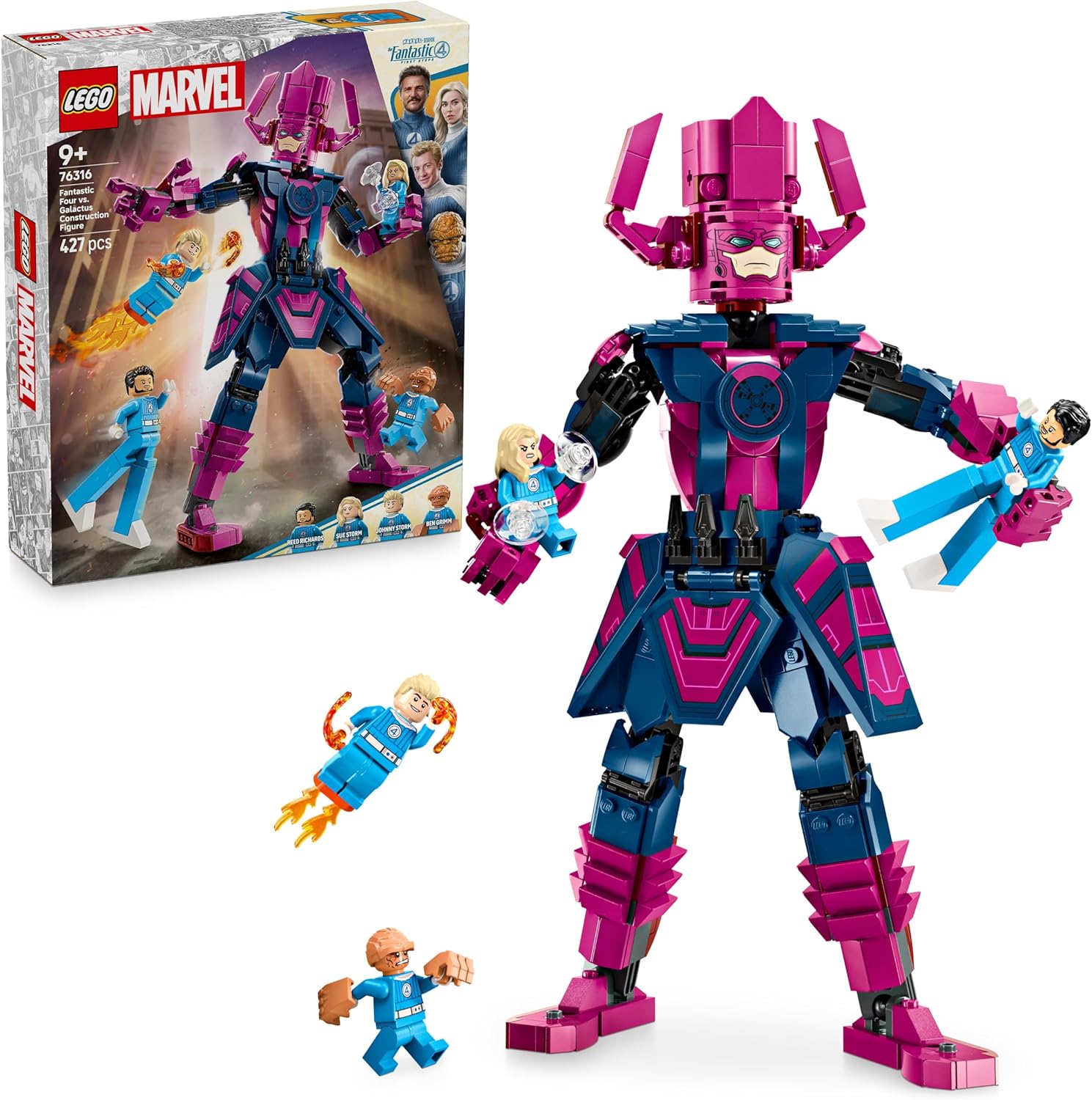 MARVEL CUATRO FANTÁSTICOS VS. FIGURA PARA CONSTRUIR DE GALACTUS 76316