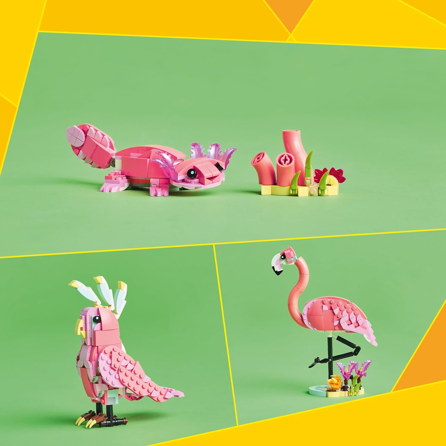 LEGO Creator 3en1 Fauna Salvaje: Flamingo Rosa 31170
