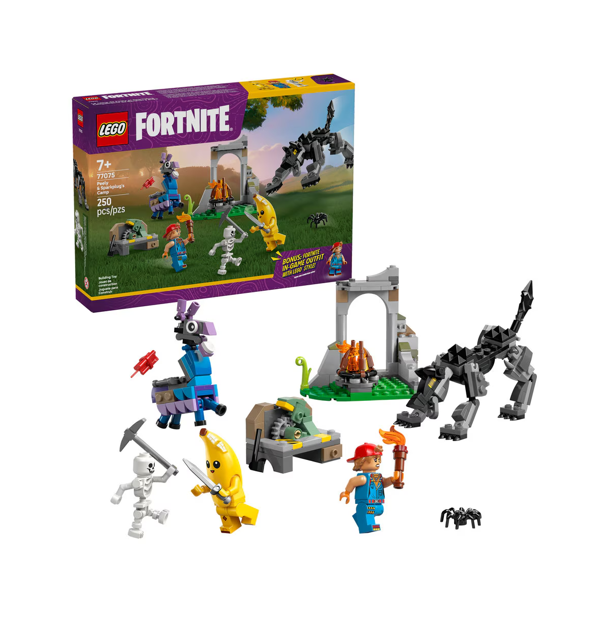 FORTNITE CAMPAMENTO DE BANANO Y BUJÍA 77075